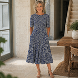 Sarah | Vestido Midi Floral Sin Esfuerzo
