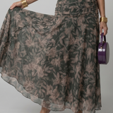 Calen | Vestido Midi Fluido con Hombros al Descubierto
