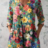 Ines | Blusa larga con escote en V