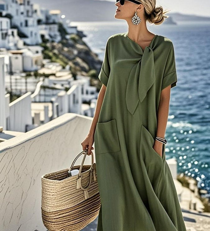 Mireille™ — Vestido de algodón fluido y veraniego
