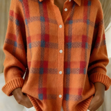 Candela | Chaqueta de Punto de Cuadros