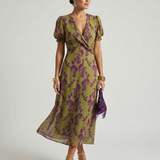 Virel | Vestido Midi Floral Relajado