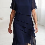 Julia – Vestido Elegante y Fluido con Volantes