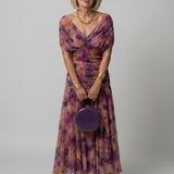 Calen | Vestido Midi Fluido con Hombros al Descubierto