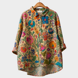 Blusa Split - Estampada Boho