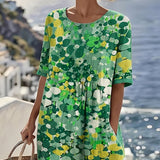 ELENA™ - VESTIDO MIDI FLORAL ELEGANTE DE VERANO