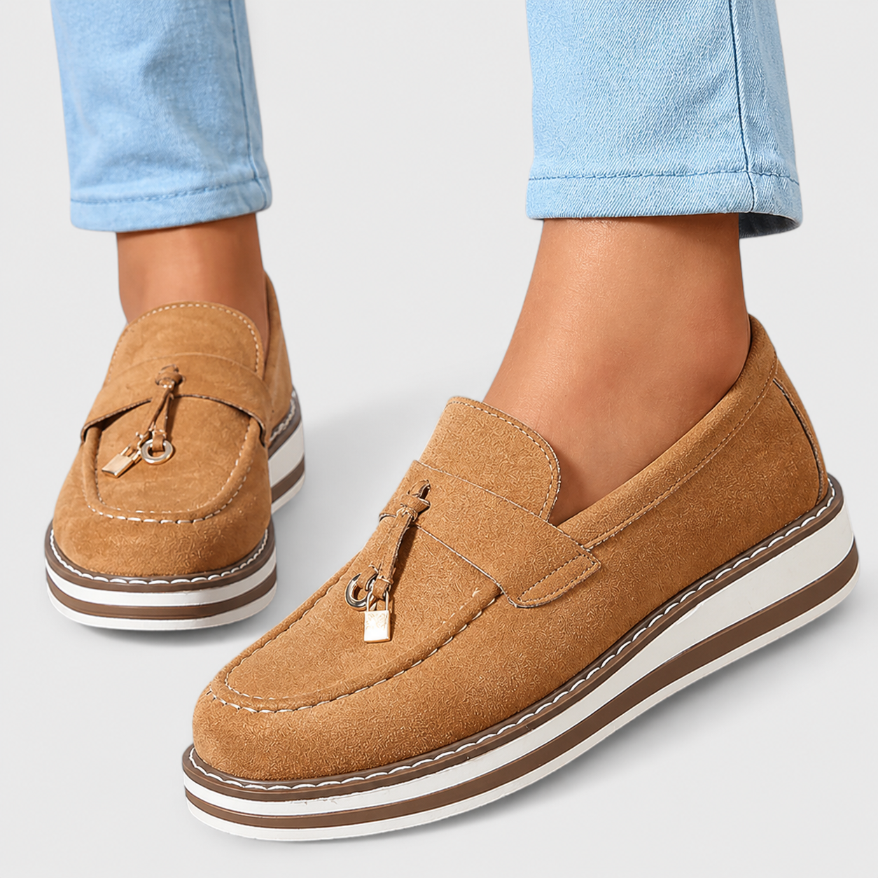 Halo™ | Mocasines Casual Redondos