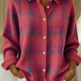 Candela | Chaqueta de Punto de Cuadros