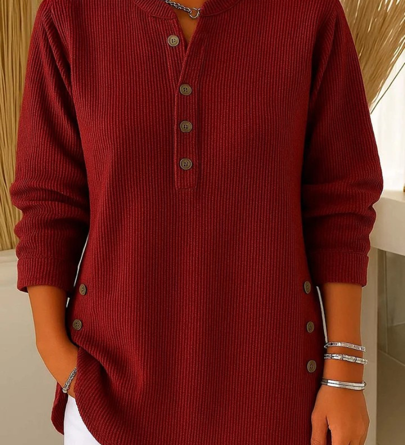 Nieves | Túnica Henley con Botones