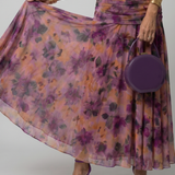 Calen | Vestido Midi Fluido con Hombros al Descubierto