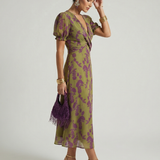 Virel | Vestido Midi Floral Relajado