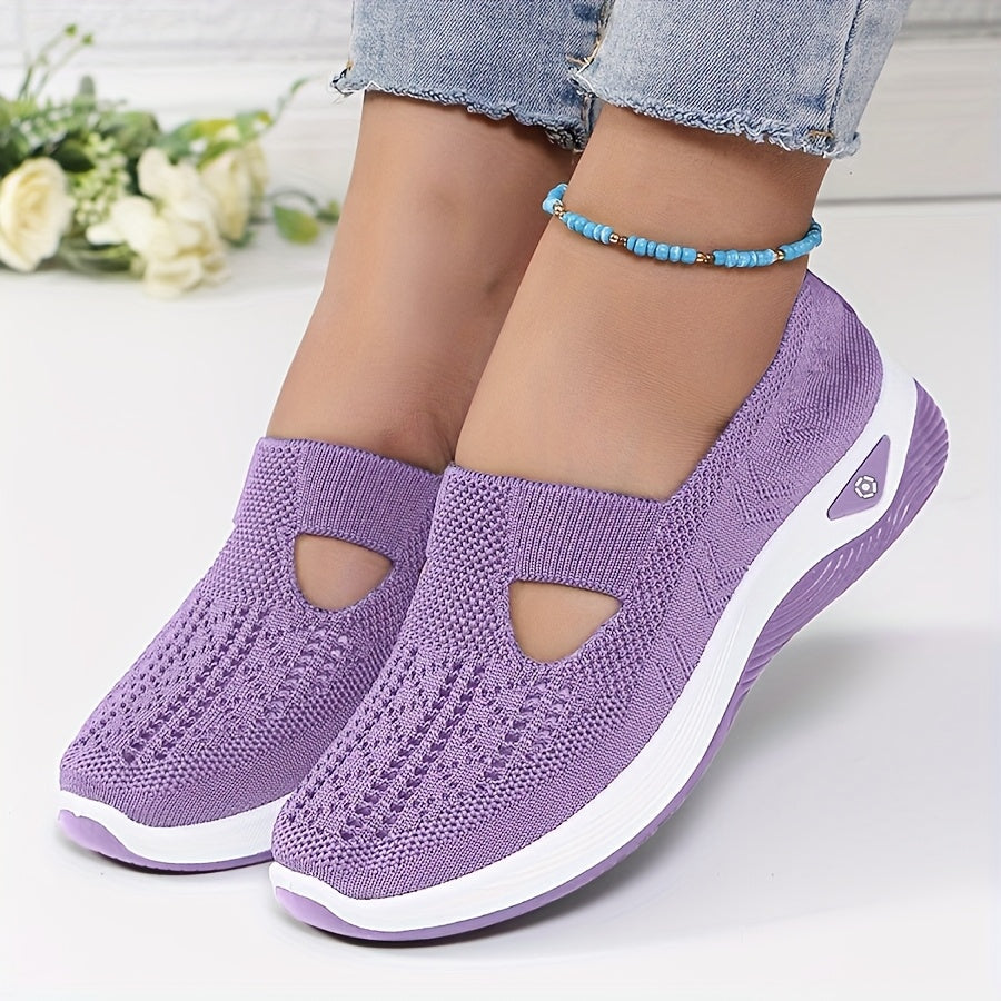 Zapatillas deportivas fáciles de poner, comodidad estable