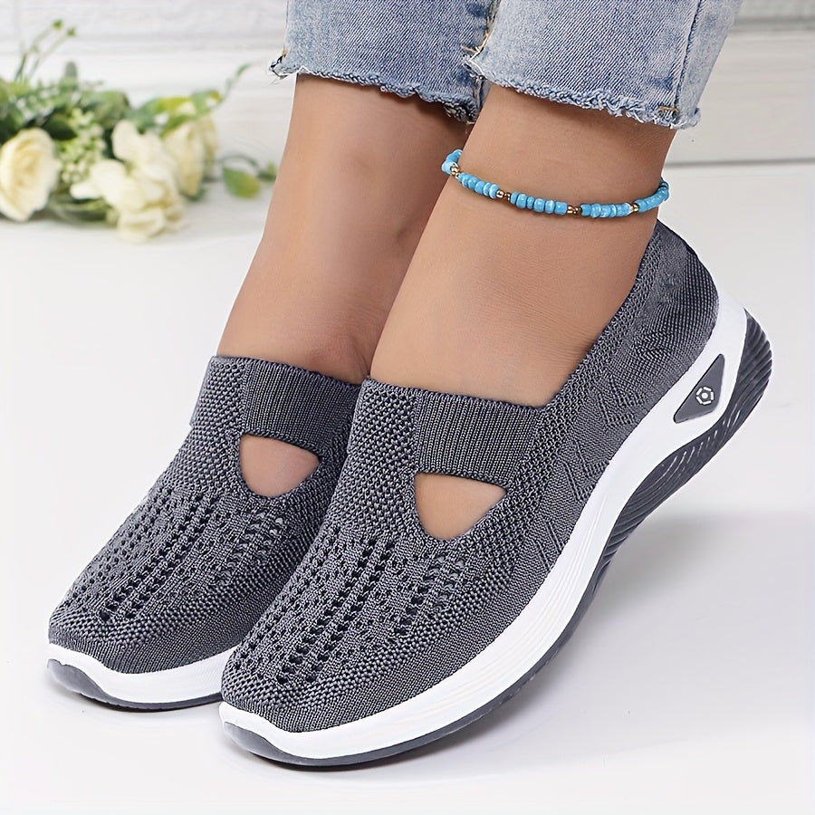 Zapatillas deportivas fáciles de poner, comodidad estable