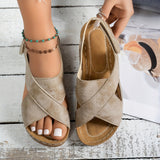 Sandalias de cuña cómodas