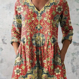 Dalia | Blusa larga con escote en V