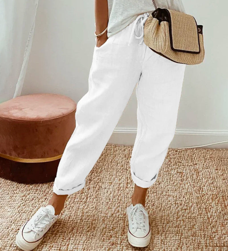 Pantalones Fluidos Cómodos y Elegantes