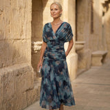 Luna | Vestido Azul Elegante