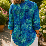 Lisa | Blusa Elegancia de Pavo Real
