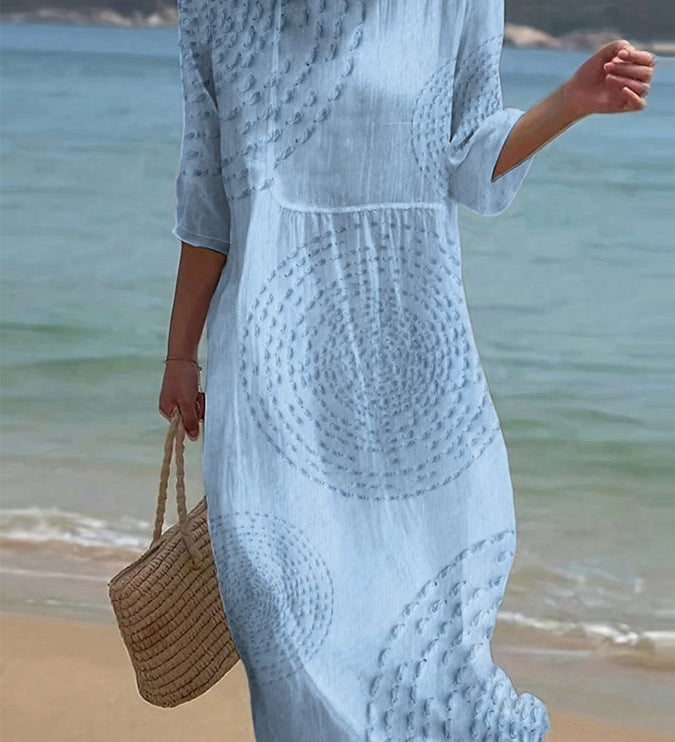 Améliane™ — Vestido midi elegante de detalles delicados