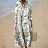 Vestido Split - Estampado Floral