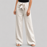 Joleen - Pantalones Relaxed para Mujer con Cuerda y Cintura Elástica