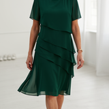 Julia – Vestido Elegante y Fluido con Volantes