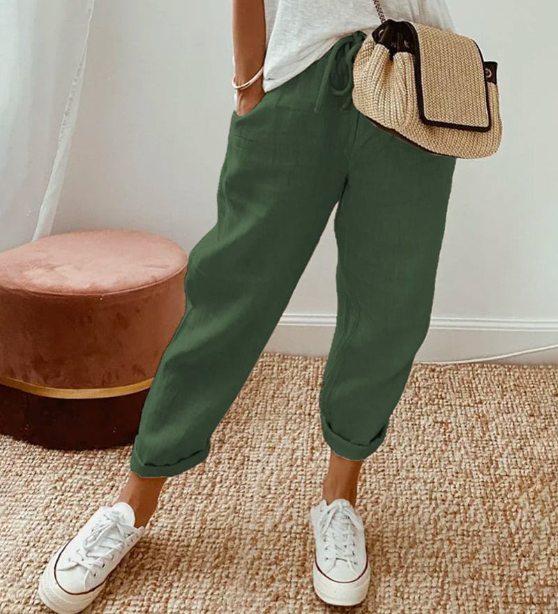 Pantalones Fluidos Cómodos y Elegantes