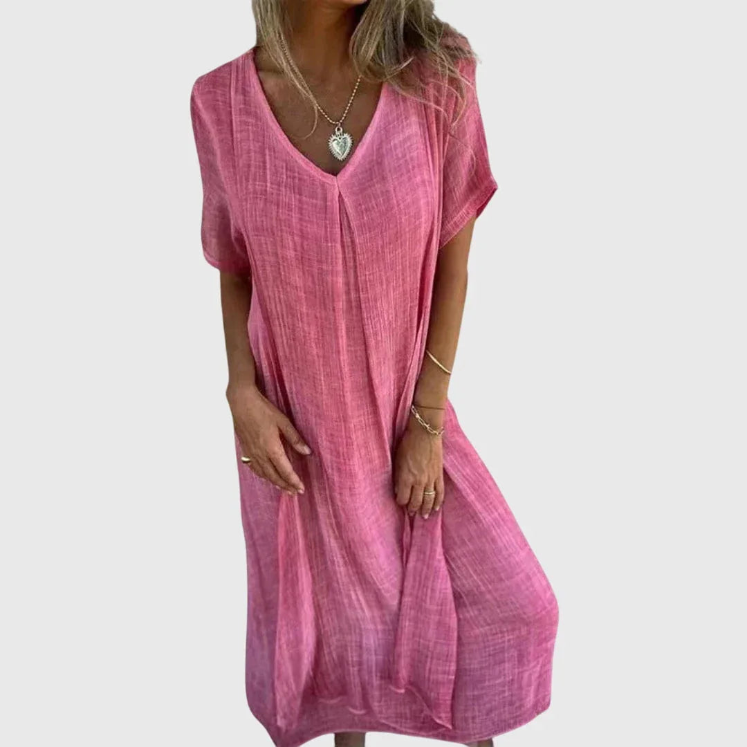 Clara | Vestido Elegante y Ligero con Escote en V
