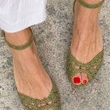 Araceli - Sandalias Trenzadas Elegantes para Verano