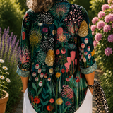 Florina | Blusa Elegancia de Pavo Real