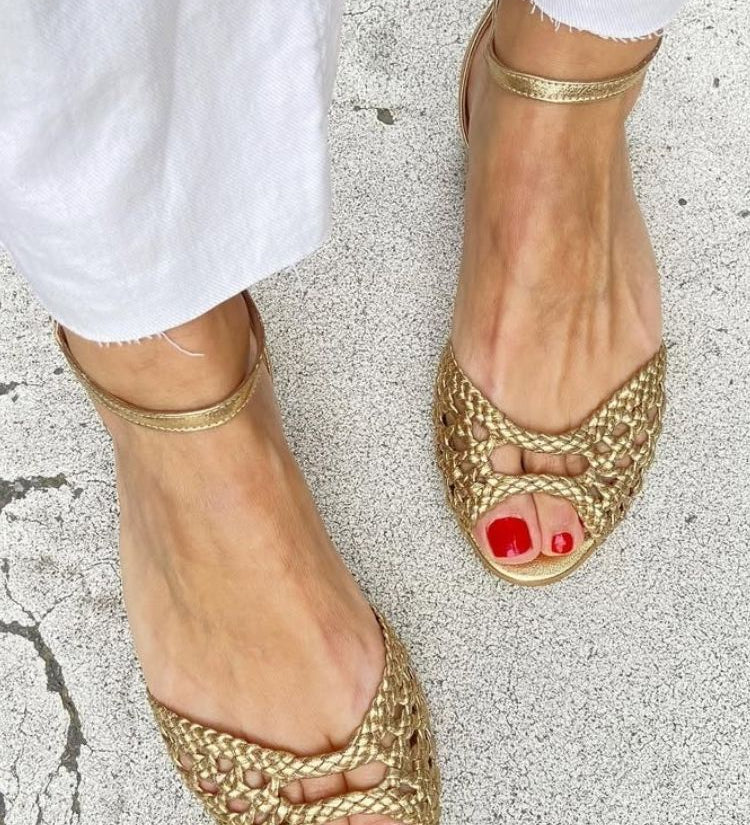 Araceli - Sandalias Trenzadas Elegantes para Verano