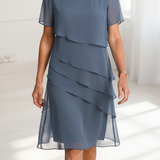 Julia – Vestido Elegante y Fluido con Volantes