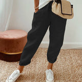 Lucie™ — Pantalón fluido de mezcla de algodón y lino