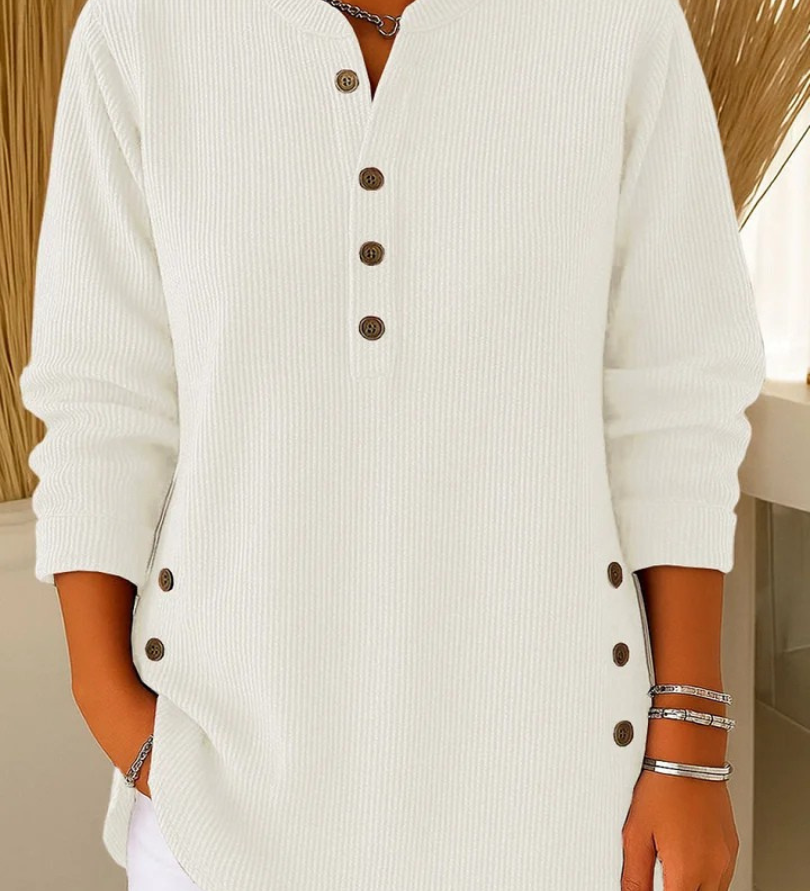 Nieves | Túnica Henley con Botones