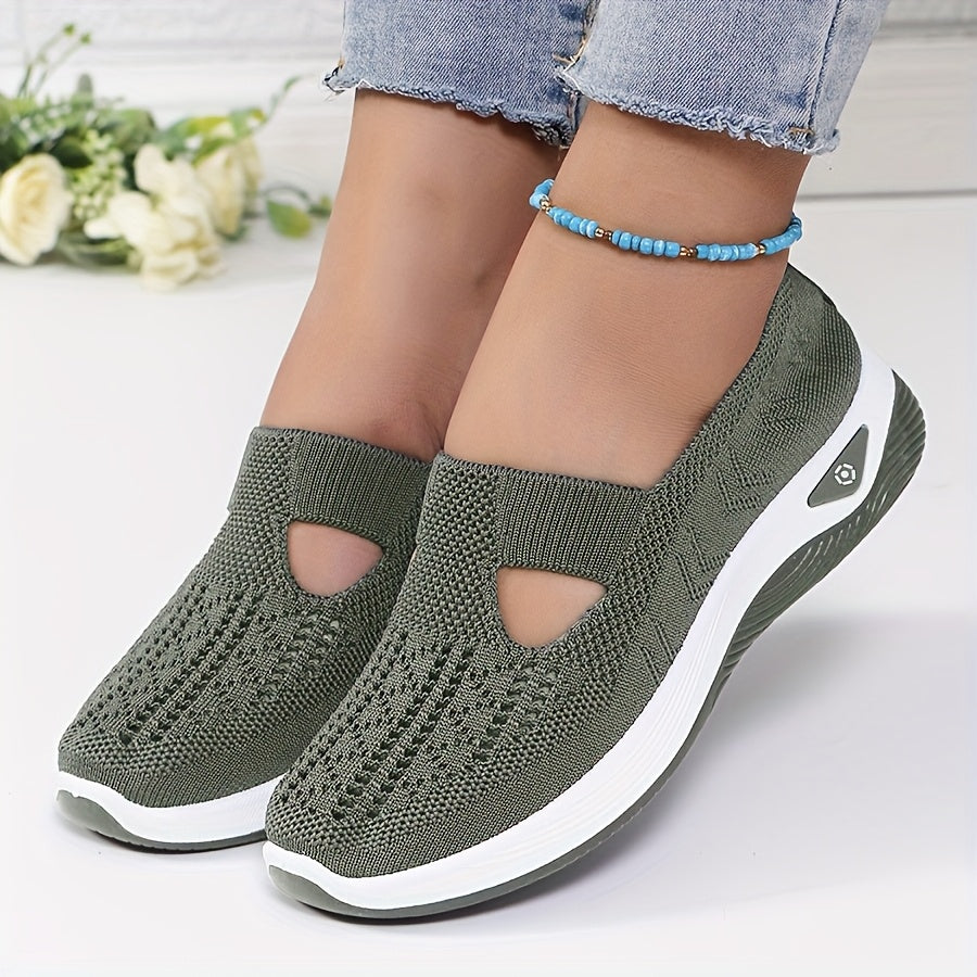 Zapatillas deportivas fáciles de poner, comodidad estable