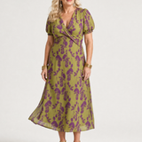 Virel | Vestido Midi Floral Relajado