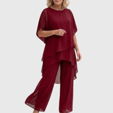 Linda | Conjunto con Pantalón Palazzo Drapeado