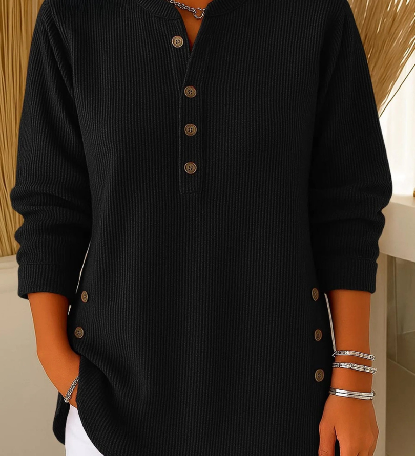 Nieves | Túnica Henley con Botones