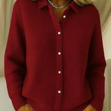 Carmela | Chaqueta de Punto Texturizada con Botones