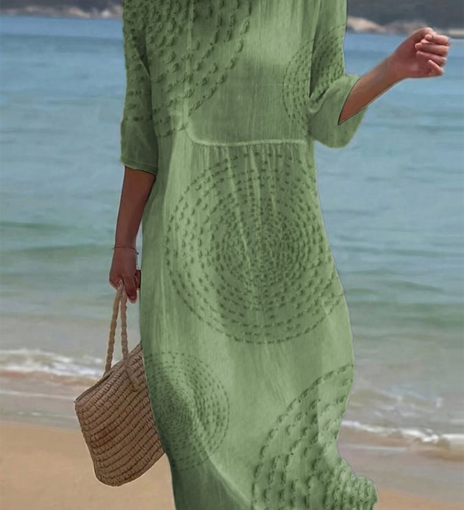 Améliane™ — Vestido midi elegante de detalles delicados