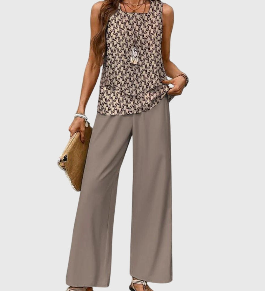 Brenda™ | Conjunto de Dos Piezas Elegante de Verano