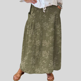 Falda Granada - Estampada Ligera