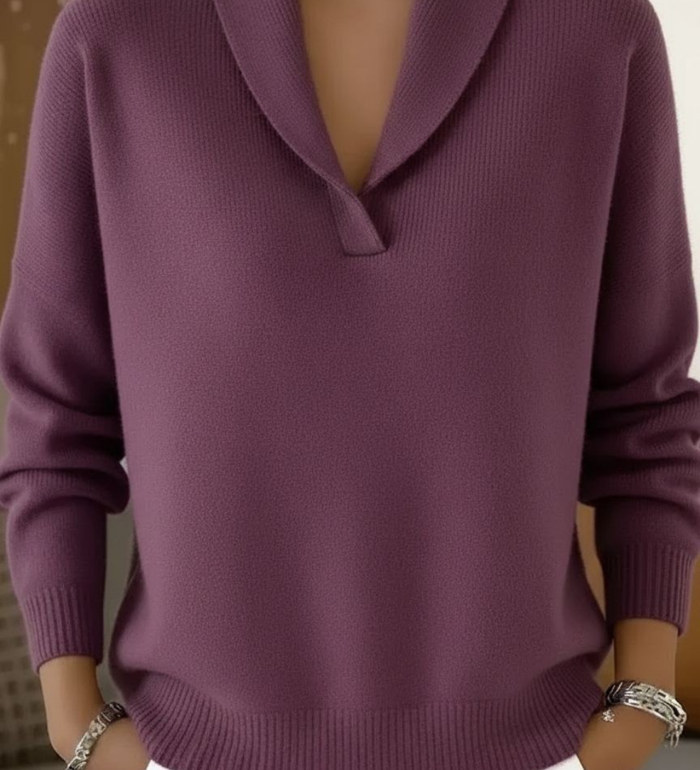 Encarna | Jersey con Cuello de Pico