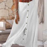 Syndy - Falda Flotante con Botones