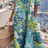 ELENA™ - VESTIDO MIDI FLORAL ELEGANTE DE VERANO