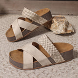 Sandalias de Elegancia Tejida