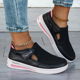 Zapatillas transpirables slip-on con comodidad estable