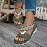 Skylar | Sandalias Planas con Hebilla de Metal