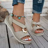 Skylar | Sandalias Planas con Hebilla de Metal