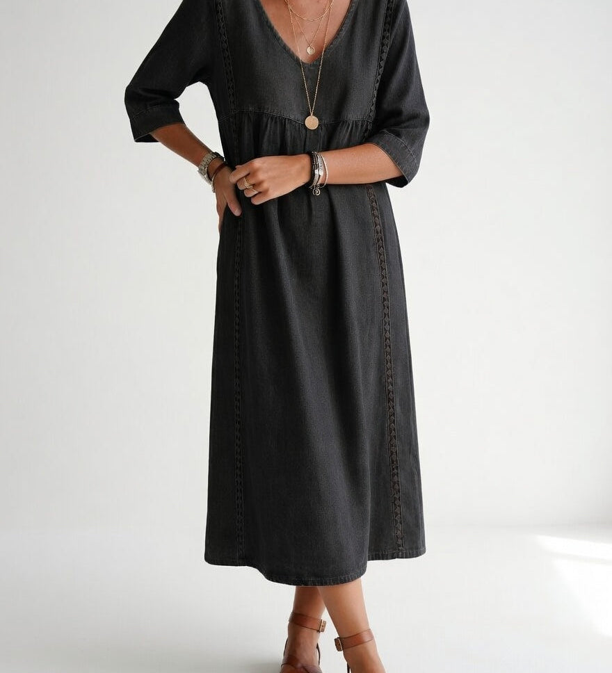 Lioréa™ — Vestido midi fluido, desenfadado y elegante
